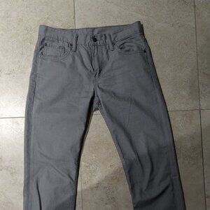 Vintage Levi's 511 Skinny Jeans Light Gray - 30Wx32L